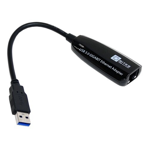 5bites UA3-45-01BK Кабель-адаптер  USB3.0 -> RJ45 10/100/1000 Мбит/с, 10см