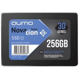 SSD жесткий диск QUMO 256GB QM Novation Q3DT-256GSKF {SATA3.0}