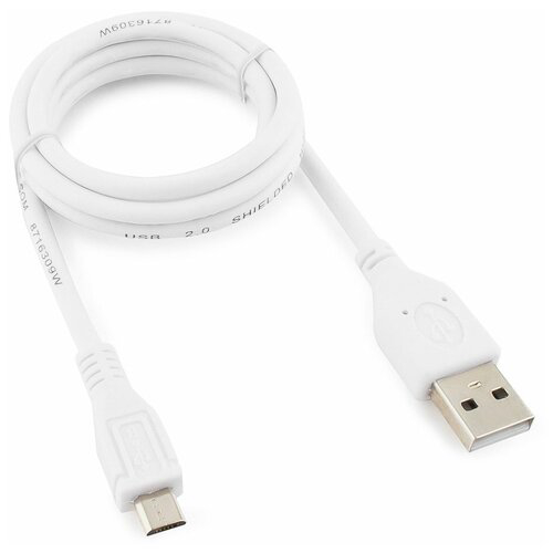 Кабель USB 2.0(AM)/microUSB 2.0(BM) 5P, экранированный, 1m, черный, Cablexpert Pro (CCP-mUSB2-AMBM-1M)