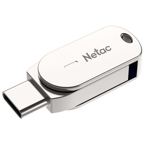 Флешка 64Gb USB 3.0/USB Type-C Netac U785C, серебристый (NT03U785C-064G-30PN)