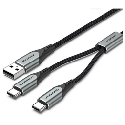 Адаптер USB-C M- USB2.0 Am Vention CQOHF 1m