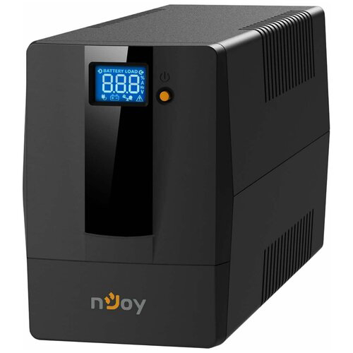 ИБП nJoy UPS 600VA Horus Plus 600 (эфективная мощьность 360Вт, LCD, ,батарея 7 Ач, 2 евро розетки)