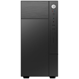 Корпус MiniTower Foxline Forza FZ-017 450W black (mATX, 2xUSB2.0) (FZ-017-SX450R)