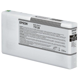 Картридж Epson T9138 с матово-чёрными чернилами (200ml) для плоттеров SC-P5000 (C13T913800)