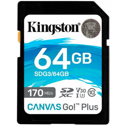 Флеш карта SDXC 512Gb Class10 Kingston SDG3/512GB Canvas Go! Plus w/o adapter