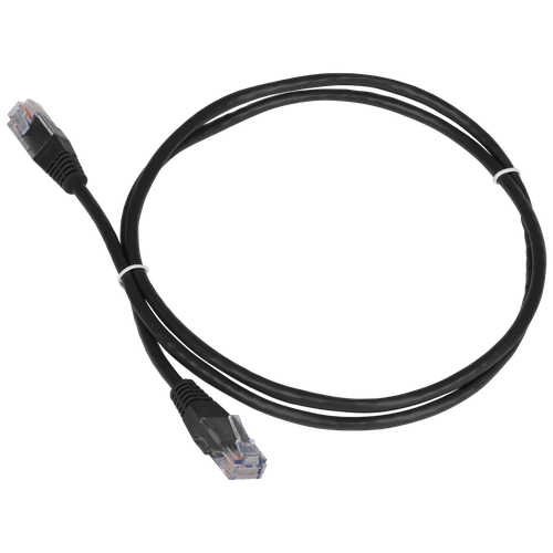 Патч-корд Lanmaster TWT-45-45-15-BK UTP RJ-45 вил.-вилка RJ-45 кат.5E 15м черный ПВХ (уп.:1шт)