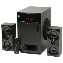 Dialog Progressive AP-230 BLACK {акустические колонки 2.1, 35W+2*15W RMS, Bluetooth, USB+SD reader}