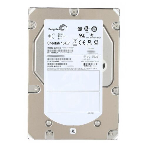 Жесткий диск/ HDD Seagate SAS 600Gb 3.5" Cheetah 15K.7 15K rpm (clean pulled) 1 year warranty