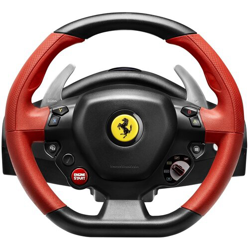 Руль ThrustMaster Ferarri 458 12кноп. (с педалями) черный/красный