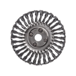 Щетка ЕРМАК (656-052) Щетка металл. для УШМ175мм/22мм, крученая, дисковая