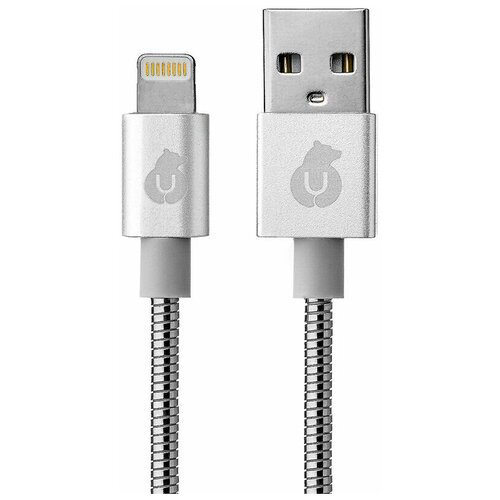 Кабель для Apple Lightning MFI uBear Force Metal 1,2м черный