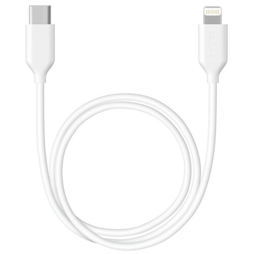 Кабель для Apple USB-C - Lightning MFI Deppa 1.2м белый (72231)