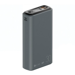 Внешний аккумулятор Olmio QS-30 30000mAh Grey