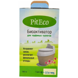 Биоактиватор для торфяных туалетов PITECO В160 Биоактиватор для торфяных туалетов Piteco 160г