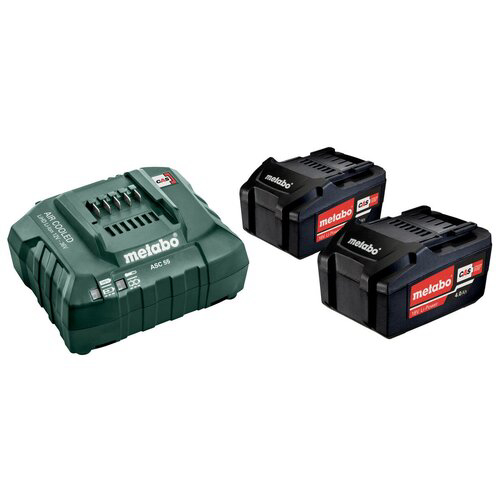 Metabo Basic-Set 4.0 (2 акк 4.0Ач 18В+ЗУ ASC 55)