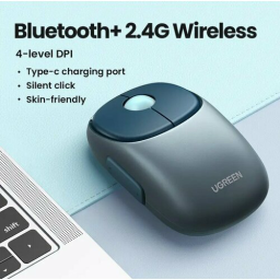 UGREEN MU102 (90538) FUN+ Wireless Mouse 2.4 GHz&BT - Deep Blue