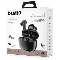 Наушники Bluetooth Olmio TWE-22 Black