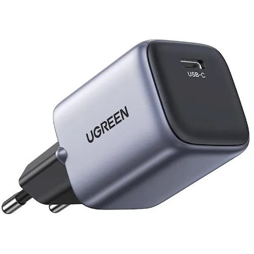 UGREEN CD319 (25257) Nexode Mini 30W USB-C PD GaN Fast Charger EU 1M 60W cable - Space Gray