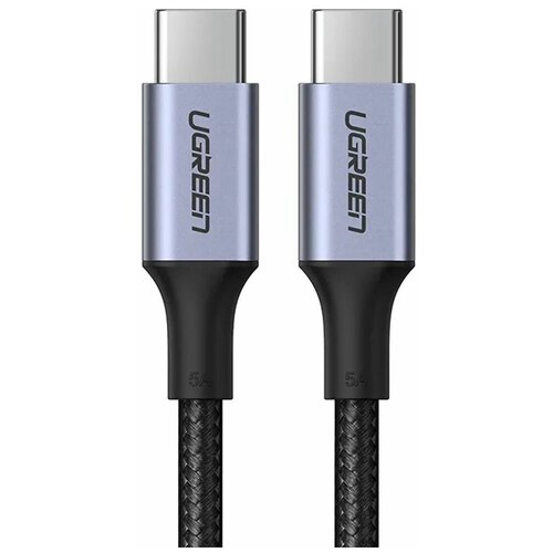 Кабель UGREEN US316 (70429) USB-C 2.0  to USB-C 2.0 5A Data Cable 2m. - Black