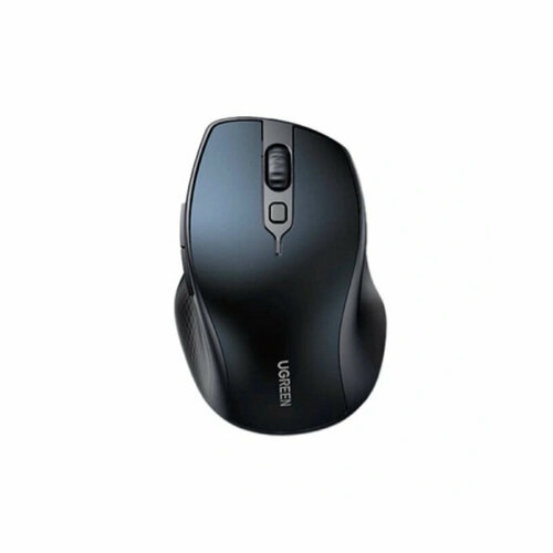 Мышка компьютерная беспроводная UGREEN MU101 (15807) Ergonomic Contoured-Shape Design Wireless Mouse 2.4 GHz&BT - Blue