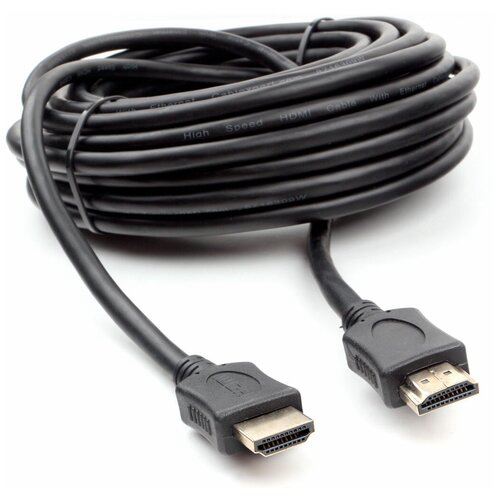 Кабель HDMI(19M)-HDMI(19M) v1.4 4K, экранированный, 10 м, черный Cablexpert (CC-HDMI4L-10M)