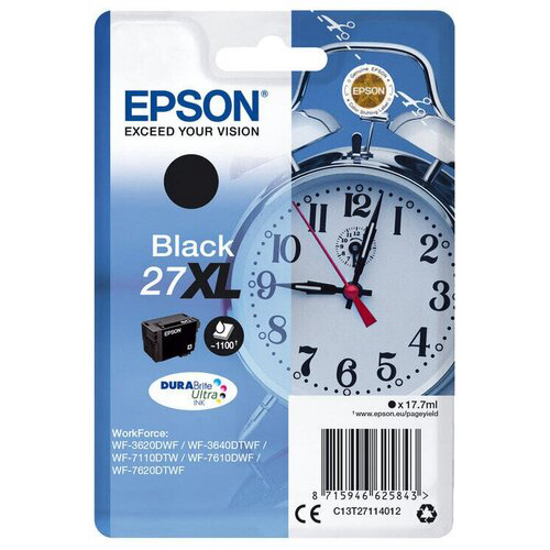 Картридж струйный Epson T2791 C13T27914022 черный (2200стр.) (34.1мл) для Epson WF7110/7610/7620