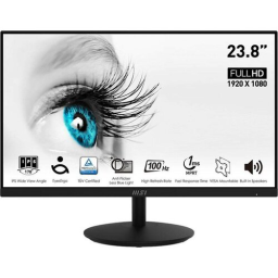 Монитор MSI 23.8" Pro MP242A черный IPS LED 1ms 16:9 HDMI M/M 300cd 178гр/178гр 1920x1080 100Hz VGA DP FHD 3.07кг