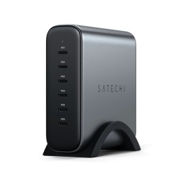 Зарядное устройство Satechi 200W USB-C 6-Port PD GaN Charger EU - Space Gray