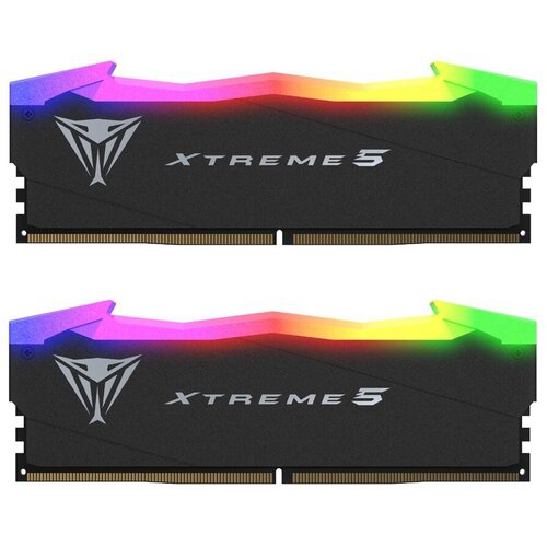 Память DDR5 2x24GB 8000MHz Patriot PVXR548G80C38K Viper Xtreme 5 RGB RTL Gaming PC5-64000 CL38 DIMM 288-pin 1.45В с радиатором Ret