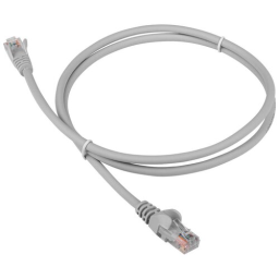 Патч-корд Lanmaster LAN-PC45/U5E-1.5-GY UTP RJ-45 вил.-вилка RJ-45 кат.5E 1.5м серый LSZH (уп.:1шт)