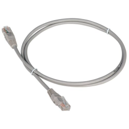 Патч-корд Lanmaster TWT-45-45-1.5-GY UTP RJ-45 вил.-вилка RJ-45 кат.5E 1.5м серый ПВХ (уп.:1шт)