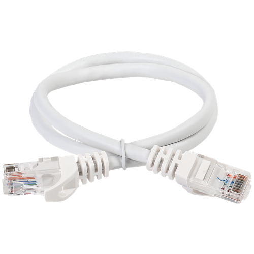 Патч-корд ITK PC01-C5EU-1M UTP RJ-45 вил.-вилка RJ-45 кат.5E 1м серый ПВХ (уп.:1шт)