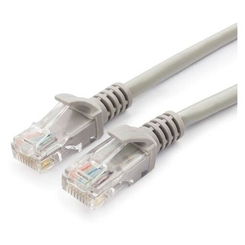 Патч-корд ITK PC01-C5EU-5M UTP RJ-45 вил.-вилка RJ-45 кат.5E 5м серый ПВХ (уп.:1шт)