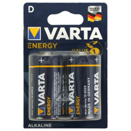 Батарея Varta Energy LR20 BL2 Alkaline D (2шт) блистер