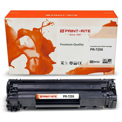 Картридж лазерный Print-Rite TFCA3SBPU1J PR-725X 725X черный (3000стр.) для Canon i-Sensys 6000/6000