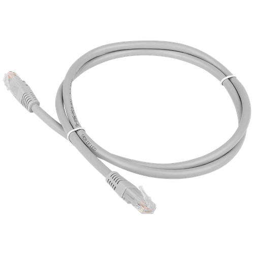 Патч-корд Lanmaster TWT-45-45-0.5/6-GY UTP RJ-45 вил.-вилка RJ-45 кат.6 0.5м серый ПВХ (уп.:1шт)