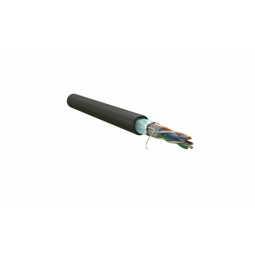 Кабель информационный WRline WR-FTP-4P-C5E-PE-BK кат.5E F/UTP 4X2X24AWG PE внешний 305м черный