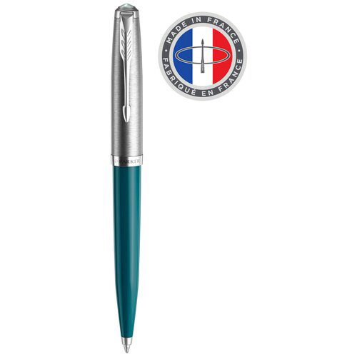 Ручка шариков. Parker 51 Core (CW2123508) Teal Blue CT M черн. черн. подар.кор.