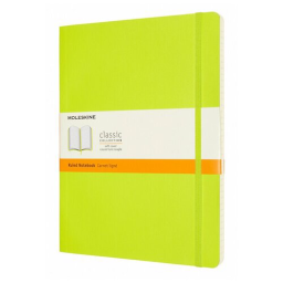 Блокнот Moleskine CLASSIC SOFT QP621C2 XLarge 190х250мм 192стр. линейка мягкая обложка лайм