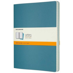 Блокнот Moleskine CAHIER JOURNAL CH021B44 XLarge 190х250мм обложка картон 120стр. линейка голубой (3