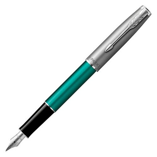 Ручка перьев. Parker Sonnet Essentials SB F545 (CW2169362) LaqGreen CT F сталь нержавеющая подар.кор