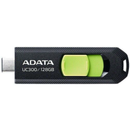 Флеш Диск A-Data 128GB Type-C UC300 ACHO-UC300-128G-RBK/GN USB3.2 черный/зеленый