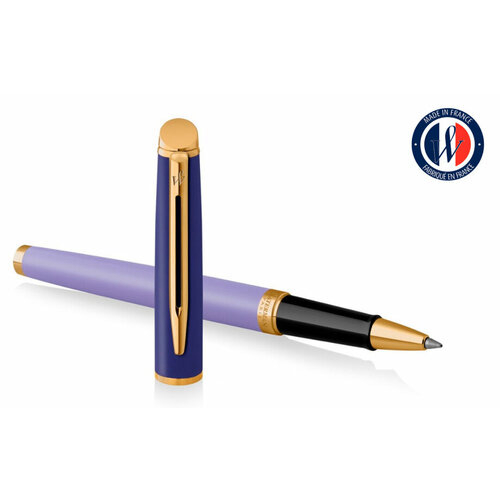 Ручка роллер Waterman Hemisphere Colour Blocking (2179922) Purple GT F черн. черн. подар.кор.