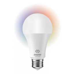 Умная лампа Digma DiLight N1 E27 9Вт 800lm Wi-Fi (DLE27N1R)