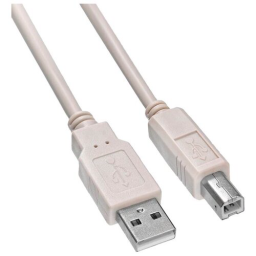 Кабель Buro USB A(m) USB B(m) 3м (USB2.0-AM/BM-3) серый