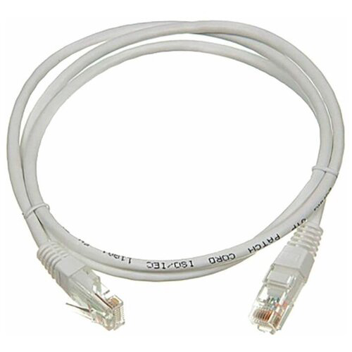 Патч-корд Lanmaster LAN-PC45/U5E-1.0-WH UTP RJ-45 вил.-вилка RJ-45 кат.5E 1м белый LSZH (уп.:1шт)