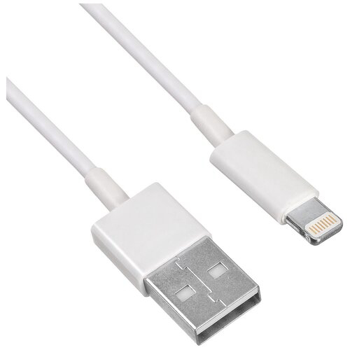 Кабель Buro USB-IP-1.2B2A USB (m)-Lightning (m) 1.2м черный