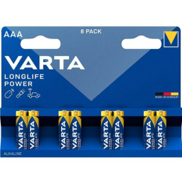 Батарея Varta Longlife power High Energy Alkaline LR03 AAA (8шт) блистер