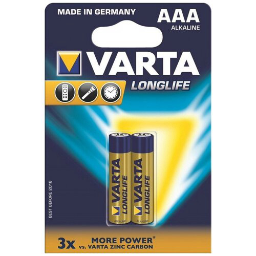 Батарея Varta Longlife LR03 Alkaline AAA (4шт)