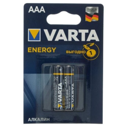 Батарея Varta Energy LR03 Alkaline AAA (2шт) блистер